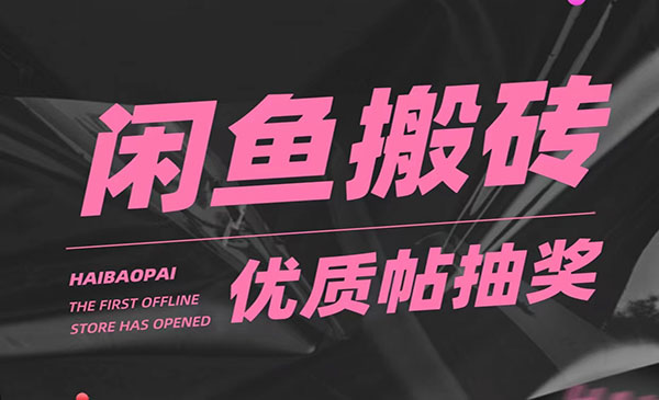 闲鱼优质帖搬砖项目-盛科网创