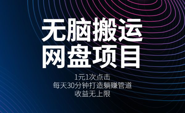 无脑搬运网盘项目-盛科网创