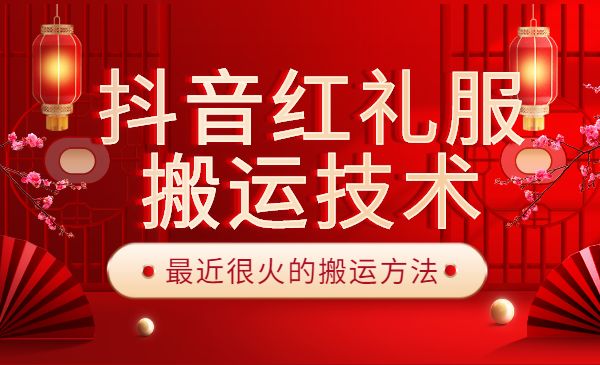 抖音红礼服搬运技术-盛科网创