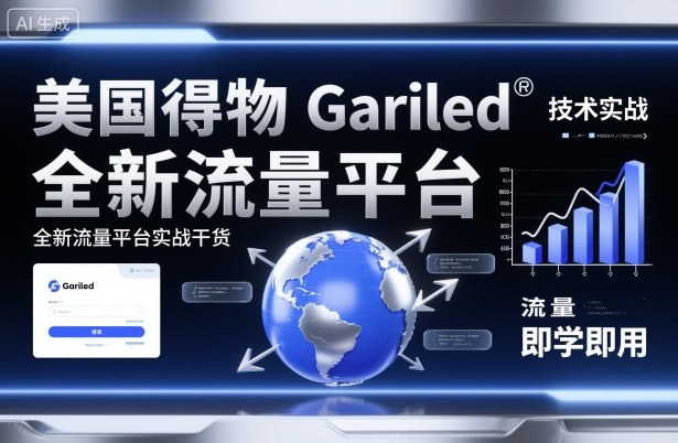 美国得物Gariled技术实战，全新流量平台实战干货，即学即用-盛科网创