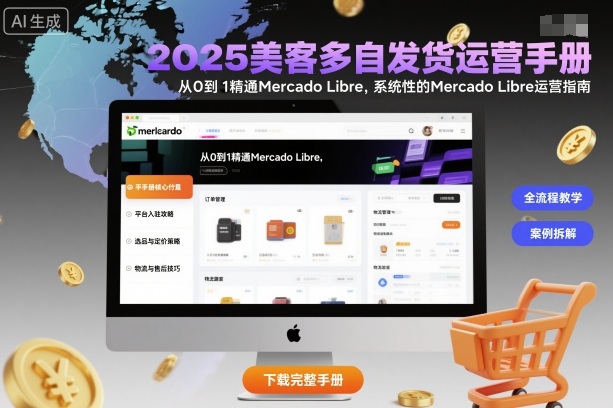 2025美客多自发货运营手册：从0到1精通Mercado Libre，系统性的Mercado Libre运营指南-盛科网创