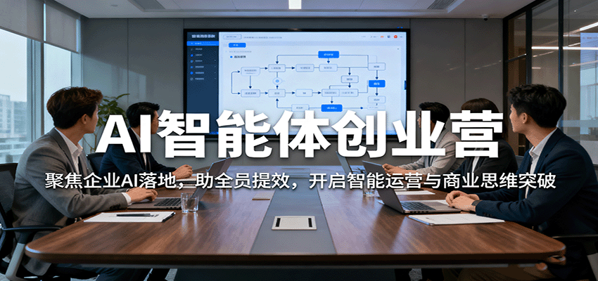 AI智能体创业营：聚焦企业AI落地，助全员提效，开启智能运营与商业思维突破-盛科网创