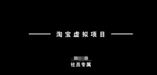 淘宝虚拟项目，从理论到实操，新手也能快速上手-盛科网创