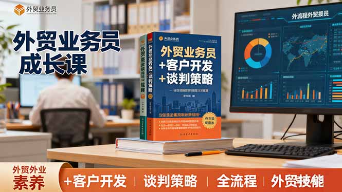 外贸业务员成长课：职业素养+客户开发+谈判策略、掌握全流程外贸技能-盛科网创