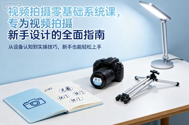 视频拍摄零基础系统课，专为视频拍摄新手设计的全面指南-盛科网创
