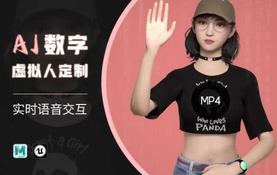Ai数字人虚拟(智能体)实时语音交互特训营，​自行定制超写实角色AI数字人交互技术-盛科网创