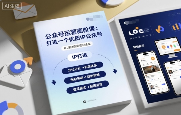 公众号运营高阶课，打造一个优质IP公众号-盛科网创